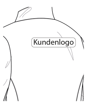 Logo auf Rücken